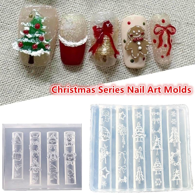 Nail Art For Men - Noel Kardan Adam Noel Ağacı 3d