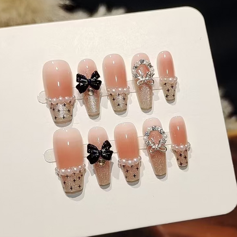 Nail Art French Nails - 10 Adet Fransız Tatlı Havalı Seksi