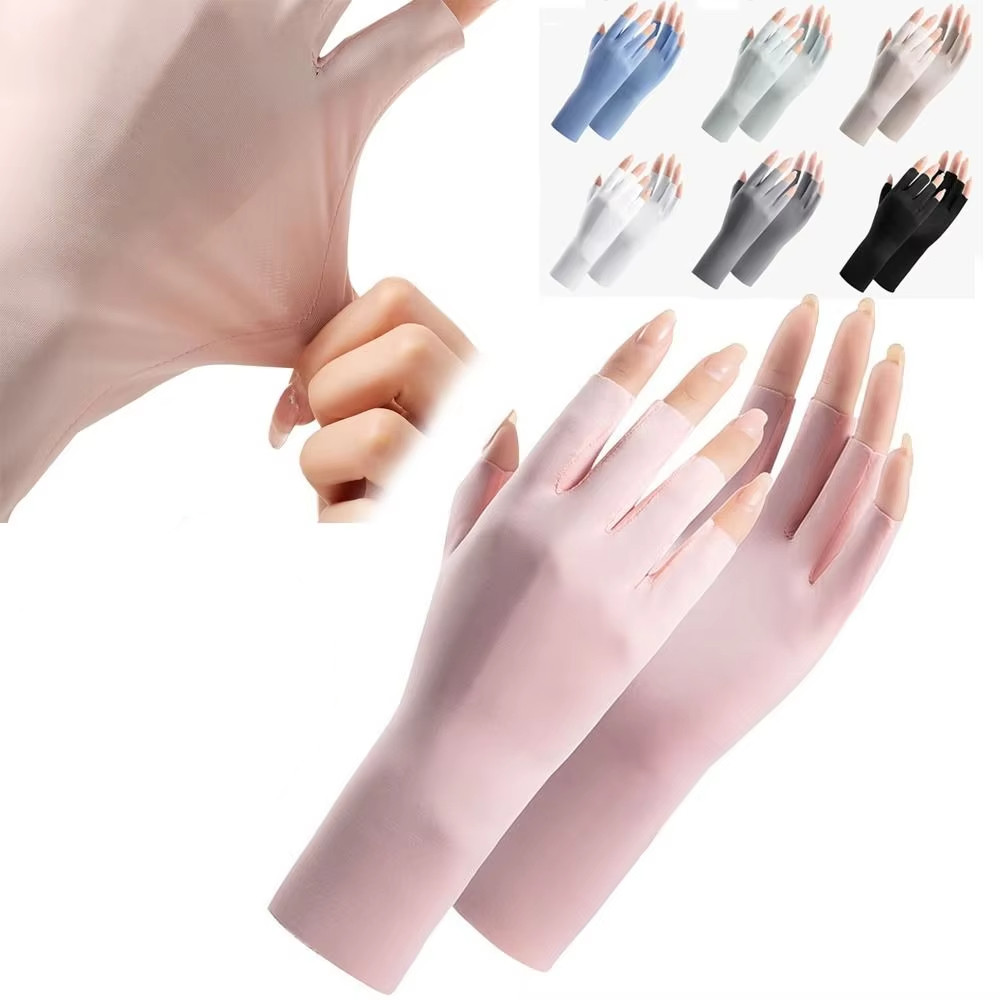 Nail Art Gel - Güneş koruyucu eldivenler tırnak sanat jeli