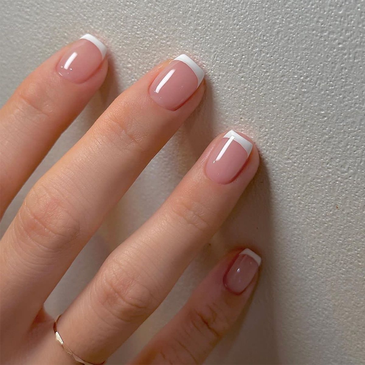 Nail Art French Nails - 24 adet/set Kadınlar ve Kızlar için