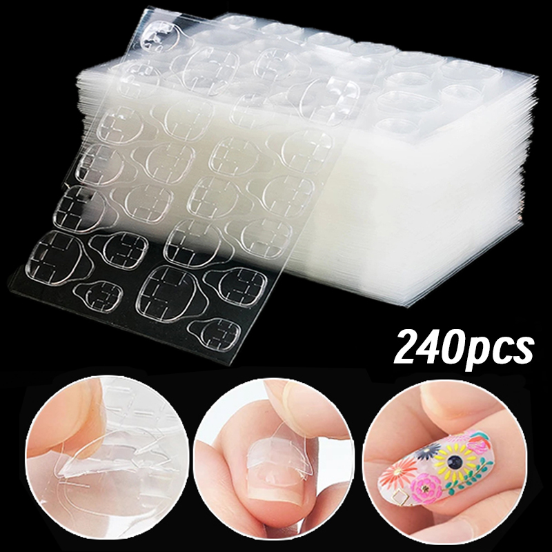 Striping Tape Nail - Çift Taraflı Tırnak Jöle Tutkal Şeffaf