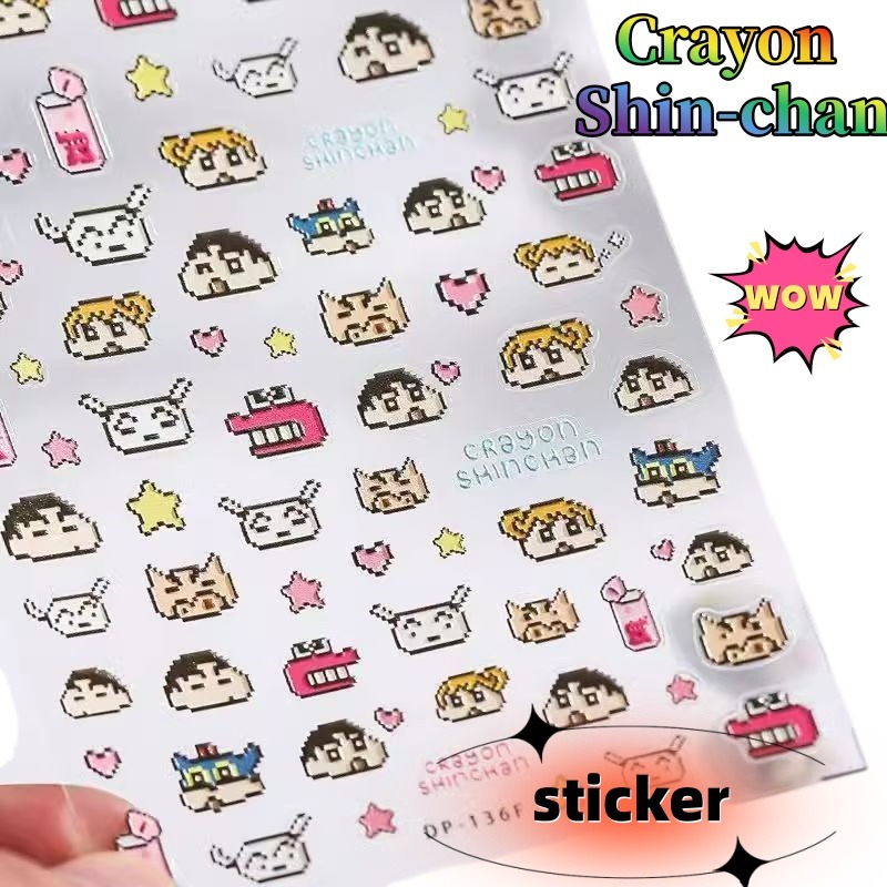 Nail Art Design - Crayon Shin-chan Yaratıcı Kağıt Guka Defter