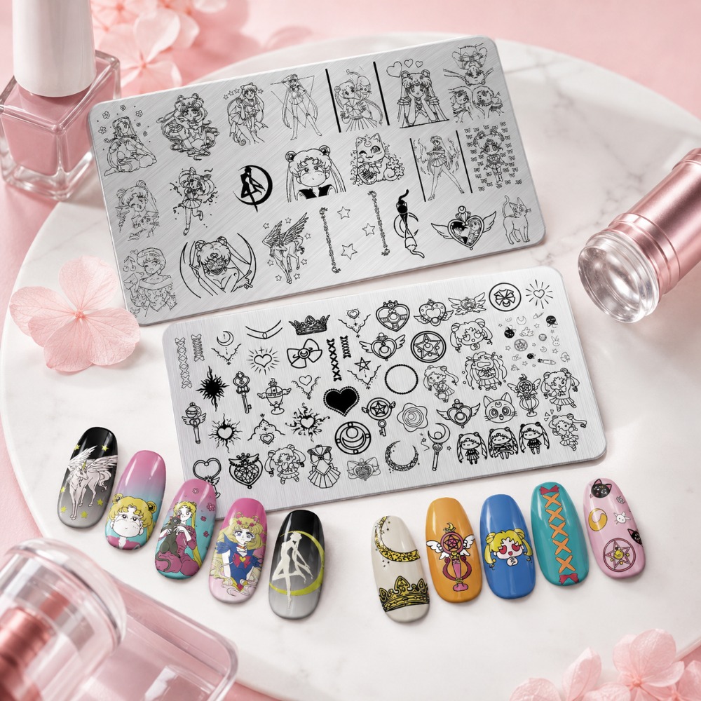Sailor Moon Anime Tırnak Damga - Nail Stamping Plate incelemesi ve fiyatı