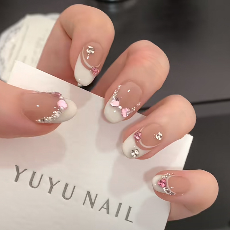 10 Adet Beyaz Fransız Pembe Ka - Nail Art French Nails incelemesi ve fiyatı