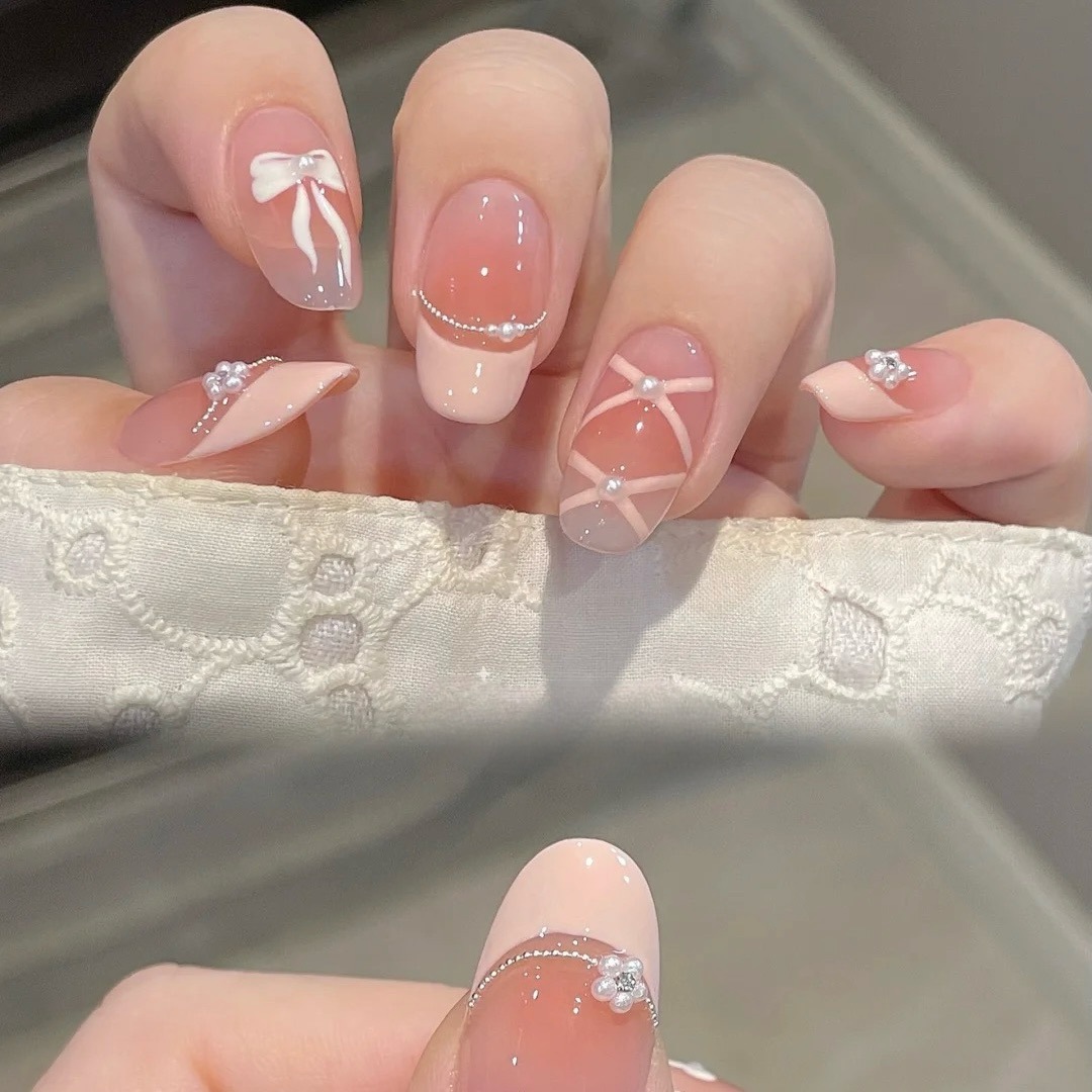 10 Adet Beyaz Fransız Pembe Ka - Nail Art French Nails incelemesi ve fiyatı