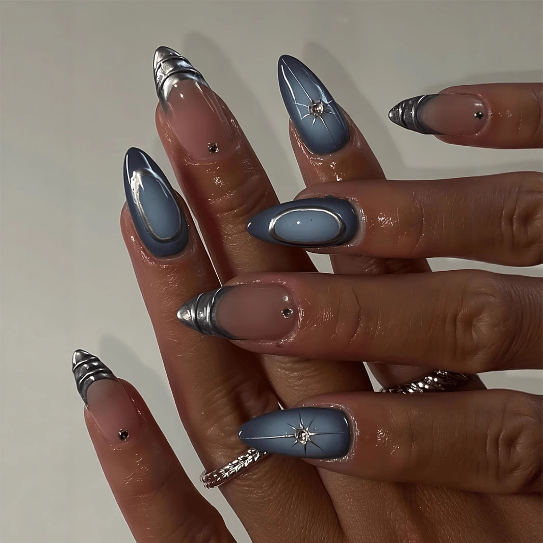 24 Adet Kısa Badem Çivi Seti T - Nail Art French Nails incelemesi ve fiyatı