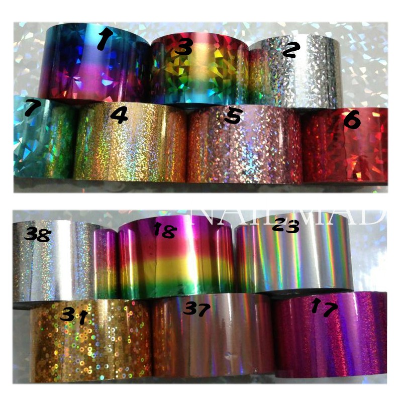 1 rulo 120m * 4cm holografik t - Nail Art Xl incelemesi ve fiyatı