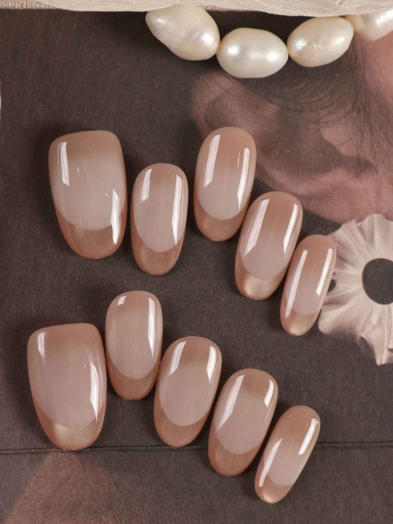 10 adet tırnaklar üzerinde bas - Nail Art French Nails incelemesi ve fiyatı