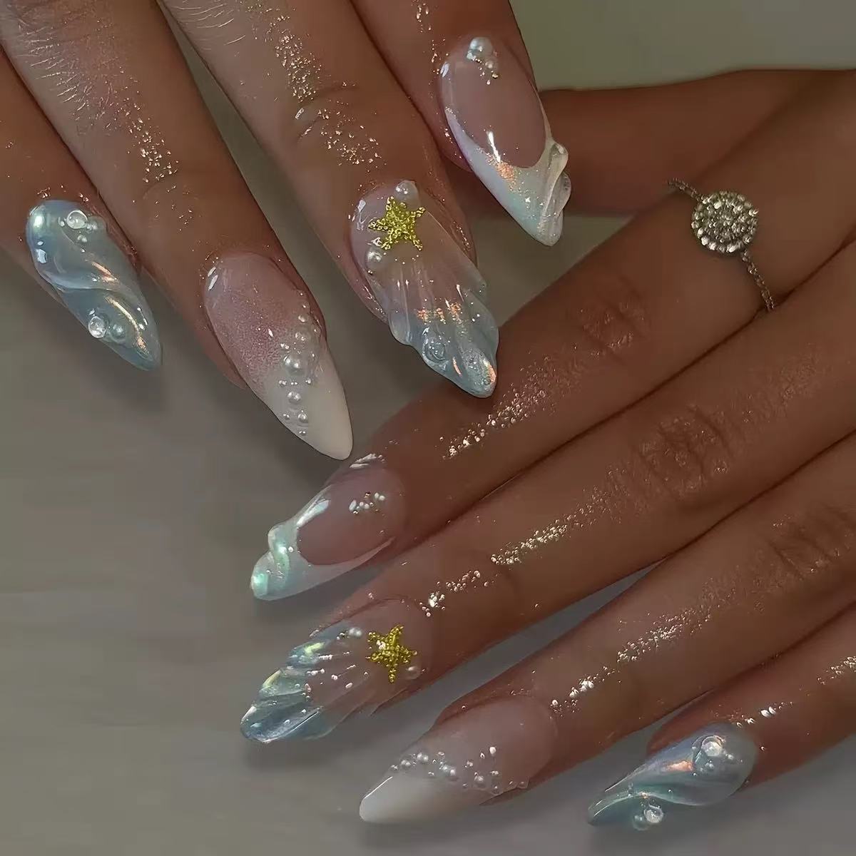 24 adet Kısa Oval 3D Jel Tırna - Nail Art French Nails incelemesi ve fiyatı