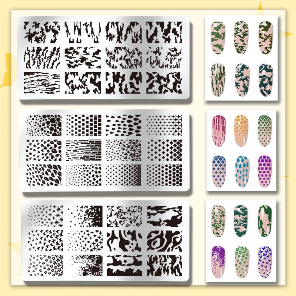 3 adet Doku Tırnak Damgalama P - Nail Stamping Plate incelemesi ve fiyatı