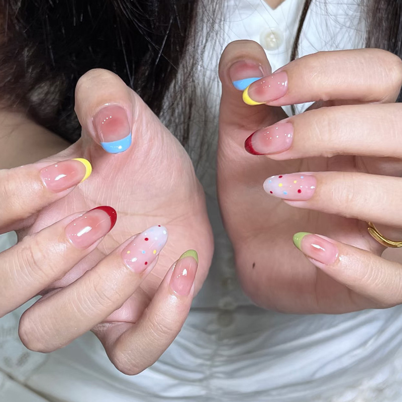 24 Adet Badem Şeklinde Takma T - Nail Art French Nails incelemesi ve fiyatı