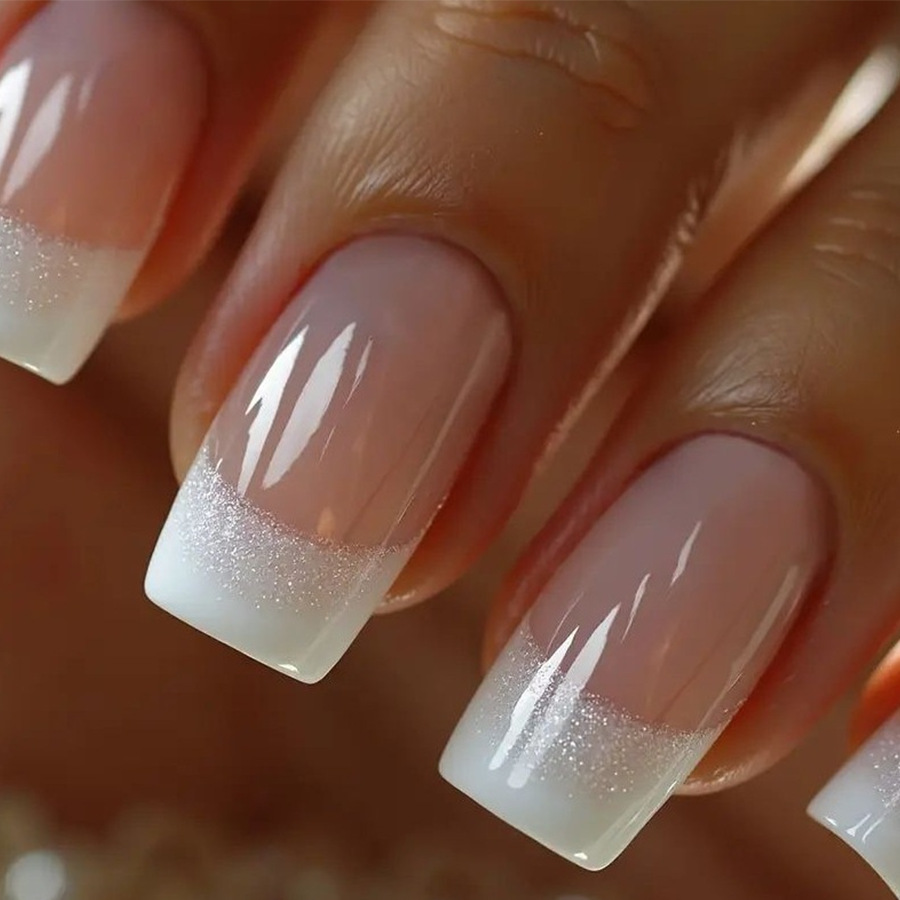 24 adet/set Orta Boy Kare takm - Nail Art French Nails incelemesi ve fiyatı
