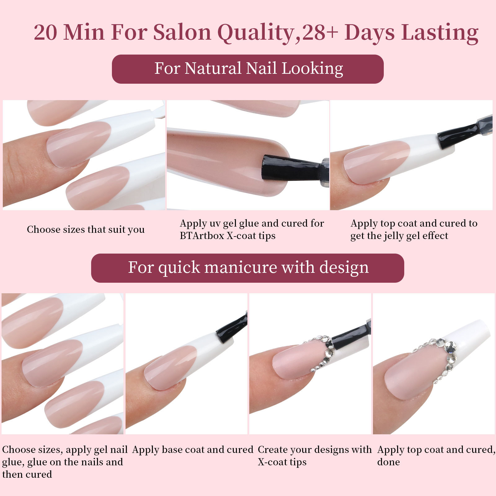 120 adet renkli takma tırnak y - Nail Art Xl incelemesi ve fiyatı