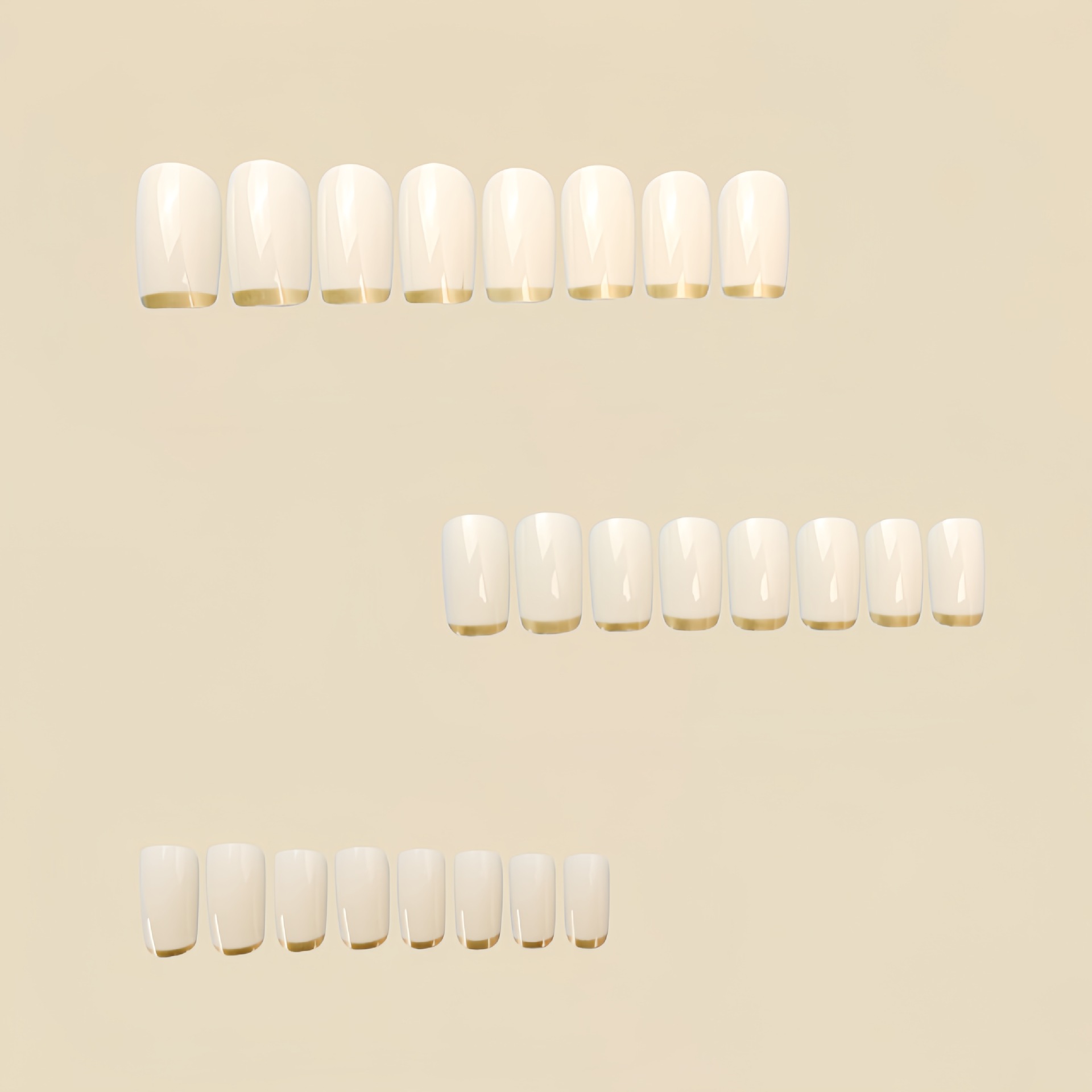 Kadınlar için orta boy takma t - Nail Art French Nails incelemesi ve fiyatı