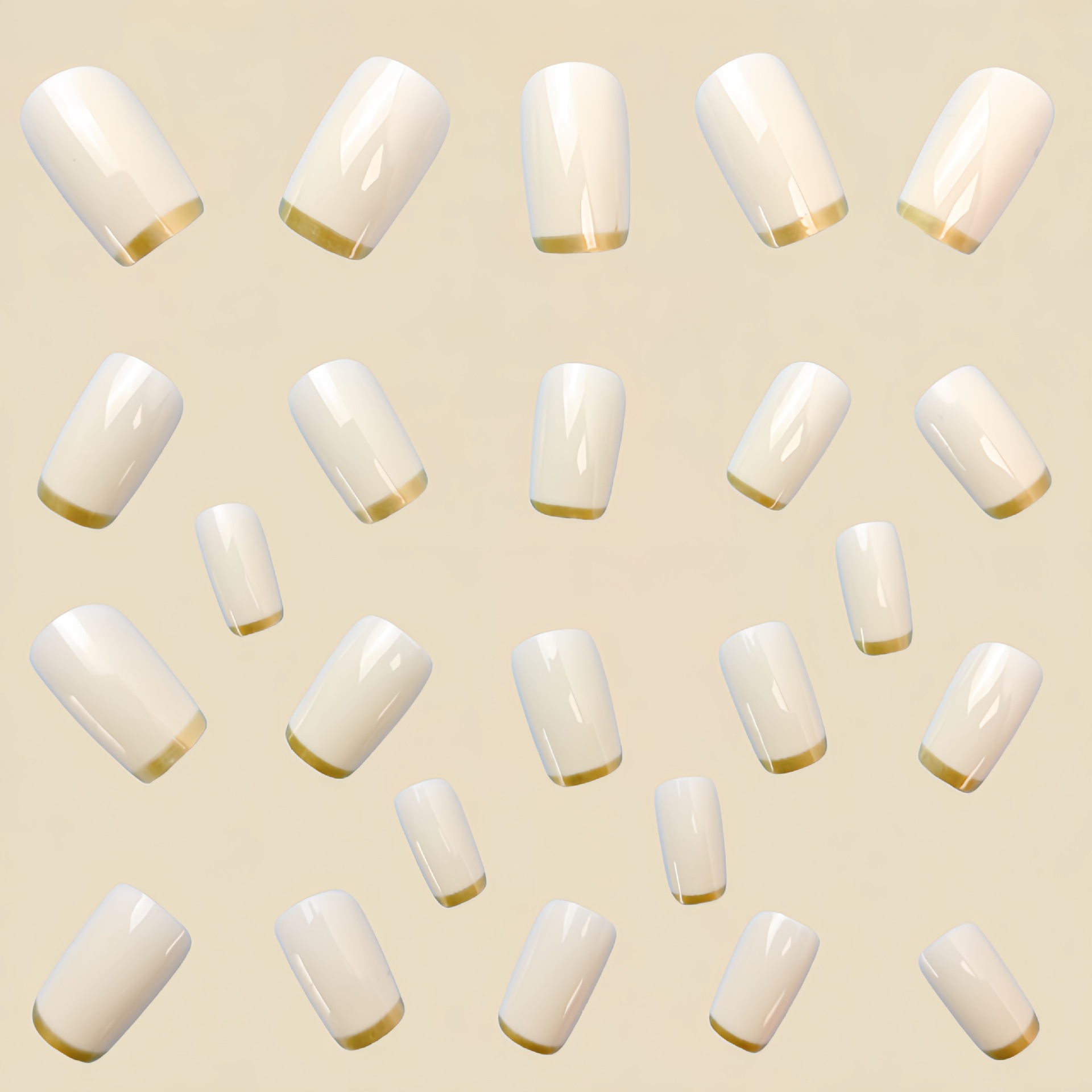 Kadınlar için orta boy takma t - Nail Art French Nails incelemesi ve fiyatı