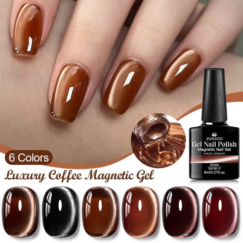 8ml Lüks Kahve Rengi Manyetik  - Nail Art Gel incelemesi ve fiyatı