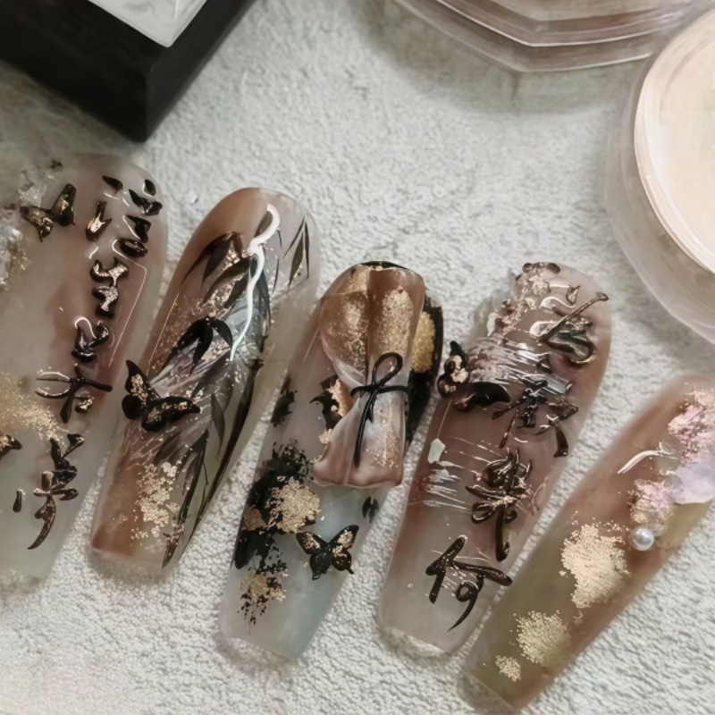 Çin Antik Tarzı Kitap Kaydırma - Nail Art Vintage incelemesi ve fiyatı