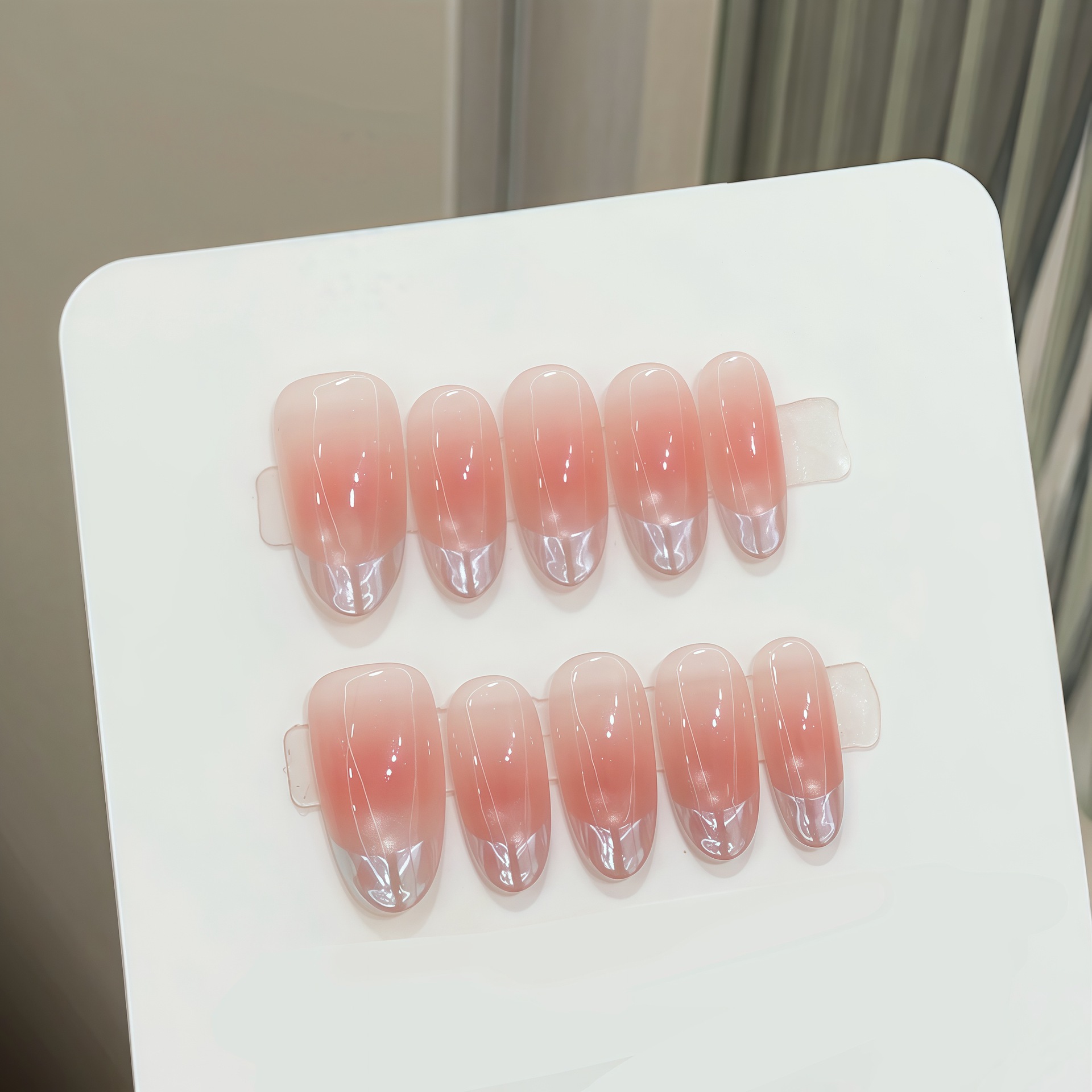 10 adet Saf El Yapımı Oval Tır - Nail Art French Nails incelemesi ve fiyatı