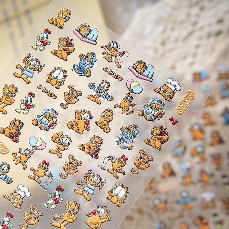 Yeni Garfield Nail Art Çıkartm - Nail Art Design incelemesi ve fiyatı