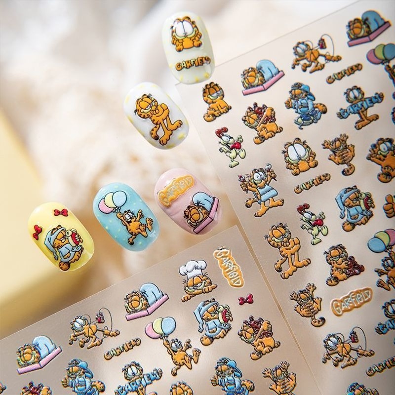 Yeni Garfield Nail Art Çıkartm - Nail Art Design incelemesi ve fiyatı