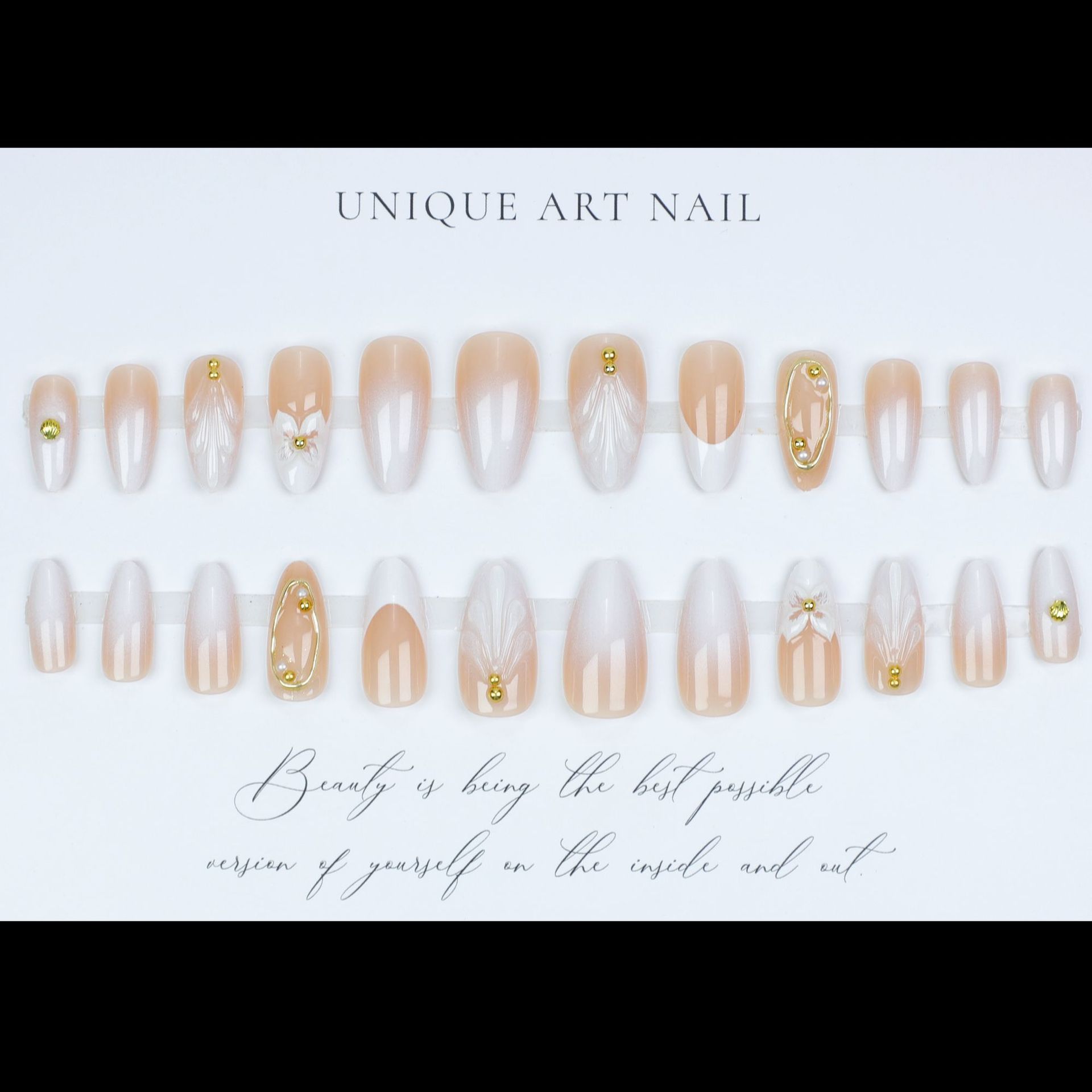Kadınlar ve kızlar için 3D tak - Nail Art French Nails incelemesi ve fiyatı