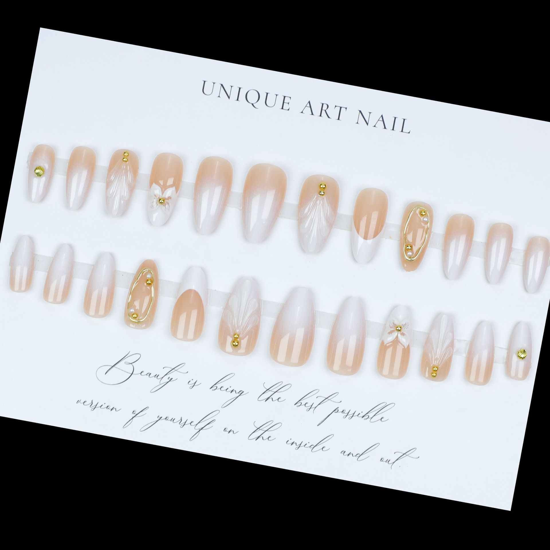 Kadınlar ve kızlar için 3D tak - Nail Art French Nails incelemesi ve fiyatı
