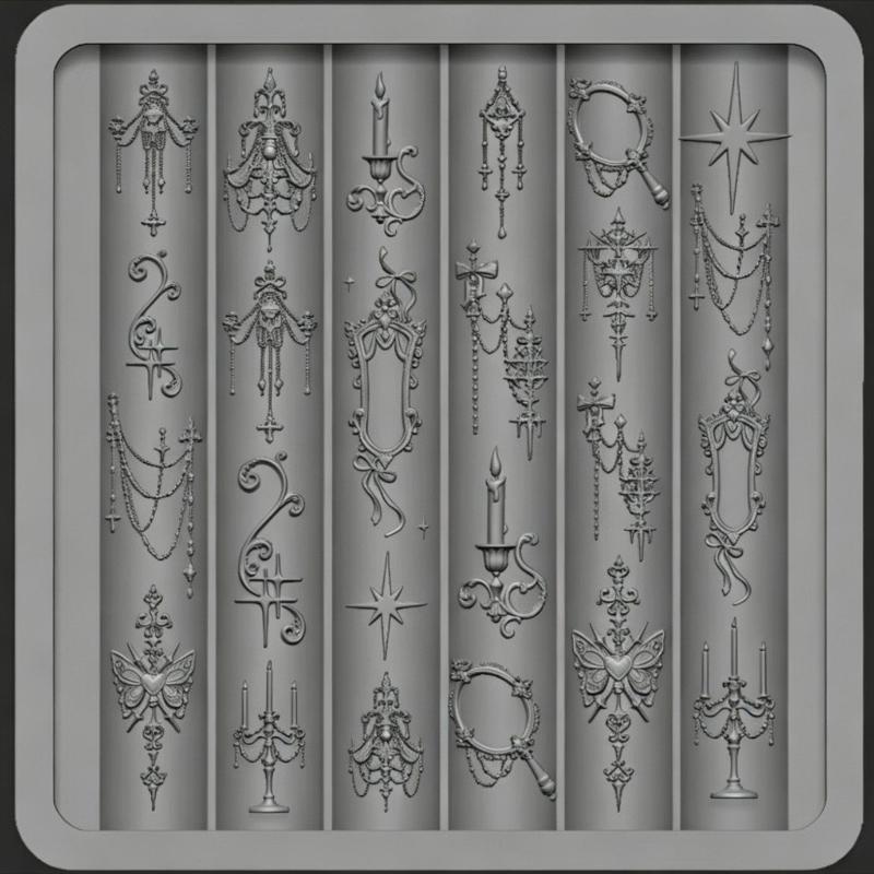 Vintage Barok Tarzı Tırnak San - Nail Art Vintage incelemesi ve fiyatı