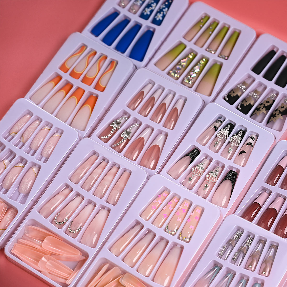 24 adet takma tırnak üzerinde  - Nail Art Xl incelemesi ve fiyatı