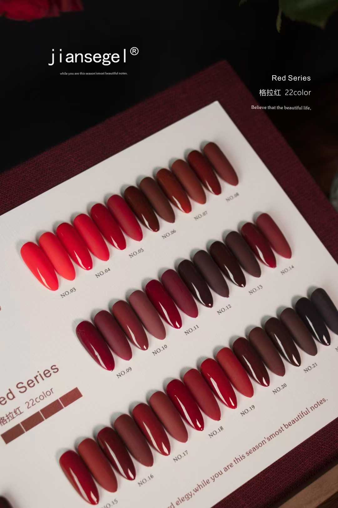 JIANSE 22 renk Tırnak jeli set - Nail Art Gel incelemesi ve fiyatı